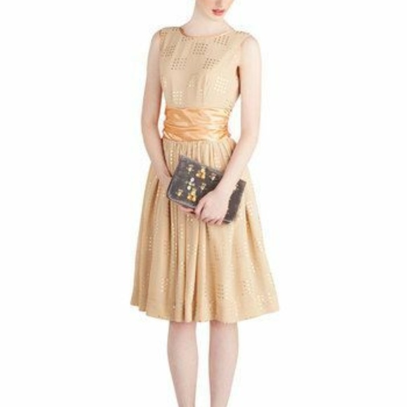 Modcloth Geode brand vintage inspired dress - Picture 1 of 8